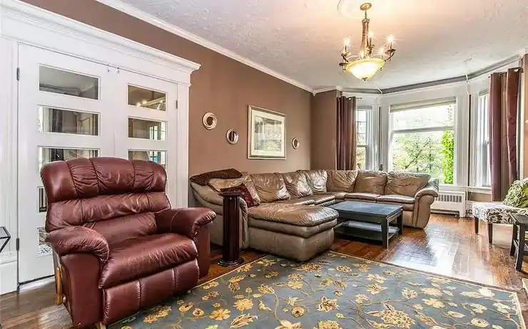 Grand Living Room at The Westport Manor